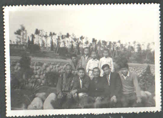 1966年1月23日農曆春節時之池和宮後花園﹙明新科技大學李淑媛老師提供﹚